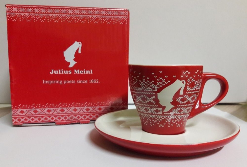 Julius Meinl Espresso vánoční šálek Julius Meinl 1160 VIENNA AUSTRIA 60 ml  | Srovnanicen.cz