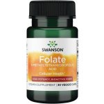 Swanson Folate 800 μg 30 rostlinných kapslí – Hledejceny.cz