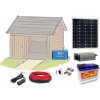 Solární sestava SVP solar 12V DC / 230V AC fotovoltaický ostrovní systém 60Wp 60Ah