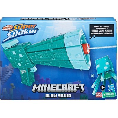 Nerf Super Soaker Minecraft Glow Squid – Zbozi.Blesk.cz