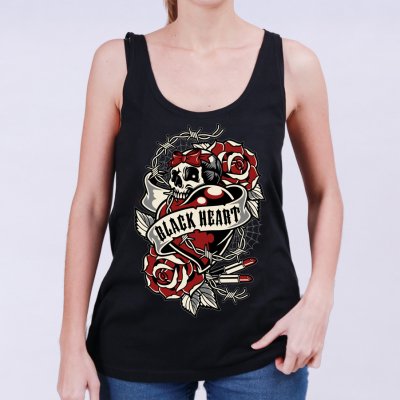 Black Heart HEART ROSE BLACK – Zboží Dáma