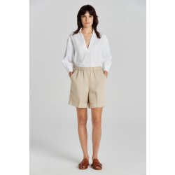 Gant šortky REL LINEN BLEND PULL ON SHORTS žlutá