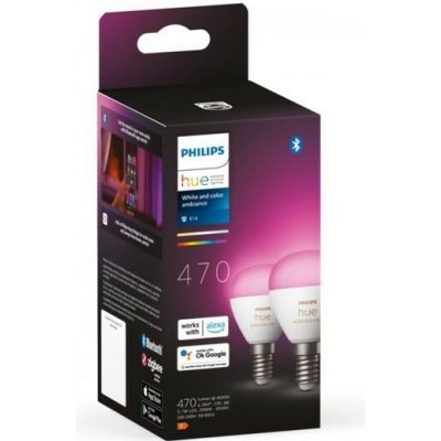 Philips 8719514491281 LED sada žárovek 5,1W E14 470 lm 2000-6500 RGBK – Hledejceny.cz