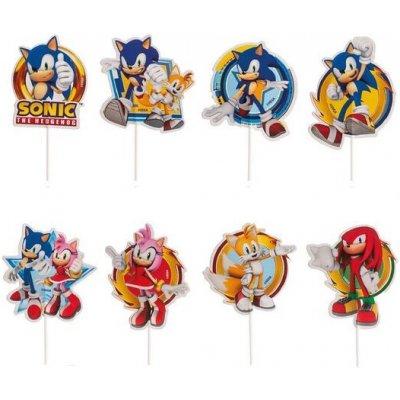Papírový zápich na muffiny Sonic - Dekora – Hledejceny.cz