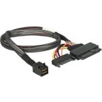 Delock kabel SFF-8643 samec > U.2 SFF-8639 samec + SATA napájecí konektor 50 cm – Hledejceny.cz