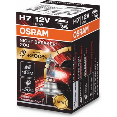 Osram Night Breaker 200 H7 PX26d 12V 55W 64210NB200 – Sleviste.cz