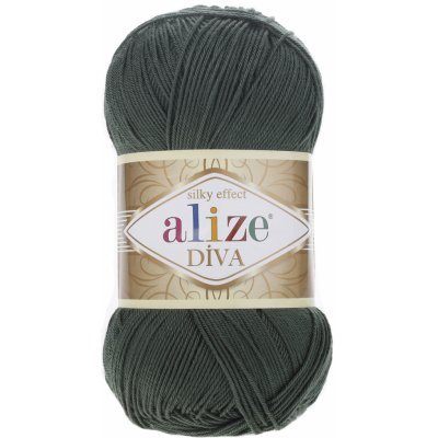 Příze Alize Diva 131 - khaki – Hledejceny.cz