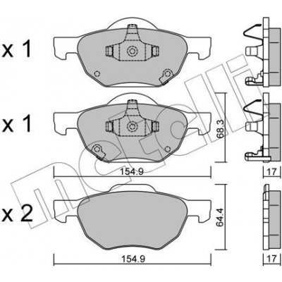 KLOCKI HAM.HONDA ACCORD 03-08 CZUJ