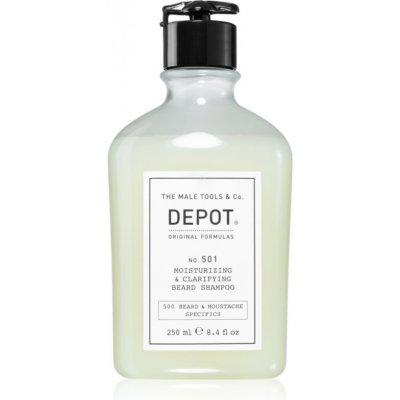 Depot NO.501 Moisturizing & Clarifying Beard Shampoo šampon na vousy 250 ml – Zboží Mobilmania