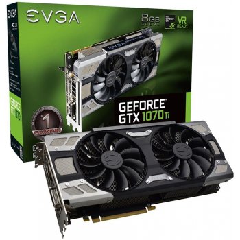 EVGA GeForce GTX 1070 Ti FTW Ultra Silent Gaming 8GB GDDR5 08G-P4-6678-KR