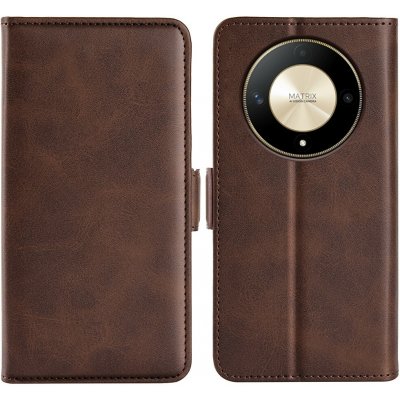 VSECHNONAMOBIL 126321 SIDE Peněženkové pouzdro pro Honor Magic6 Lite 5G tmavě hnědé – Zboží Živě