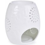 Dedra Keramická aroma lampa s krajkovým dekorem lesklá bílá – Zbozi.Blesk.cz