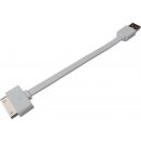 Sandberg 440-85 USB Apple 30pin, plochý, 15cm, bílý