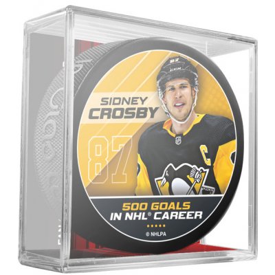 Inglasco / Sherwood Puk Sidney Crosby #87 Pittsburgh Penguins 500 Goals Scored Souvenir Hockey Puck In Cube – Zbozi.Blesk.cz