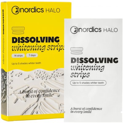 Nordics Halo Dissolving bělicí pásky 14 ks – Sleviste.cz