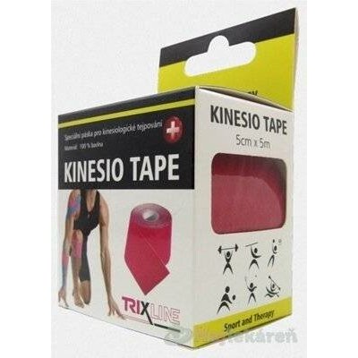 KINESIO TAPE Trixline tejpovací páska červená 5 cm × 5 m – Hledejceny.cz