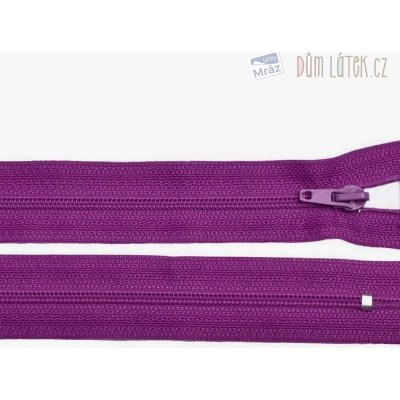 Zip spirálový 6mm nedělitelný 16cm tmavě cyklámenový – Zboží Mobilmania