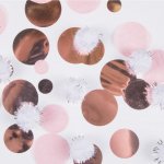 Amscan KONFETY s bambulkami Rose Gold 16g – Zboží Mobilmania