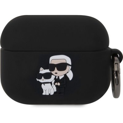 Karl Lagerfeld 3D Logo NFT Karl and Choupette Silikonové Pouzdro pro AirPods Pro KLAPRUNKC – Zboží Živě