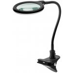 goobay Stolní lampa s lupou, 100mm, 3 dioprie, LED osvětlení 6W, klip, černá (65577) - 40.92.0366 – Zboží Dáma