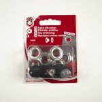 Takoy Průchodky 18mm stříbrné - balení 10ks – Sleviste.cz