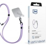 3mk EasyClip univerzální šňůrka pro telefony se zadním krytem fialová – Sleviste.cz
