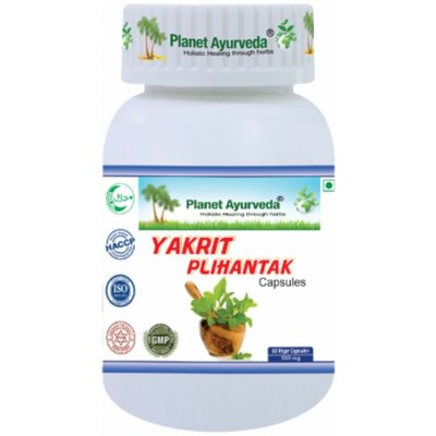 Planet Ayurveda Yakrit Plihantak Zdravá játra a slezina 500 mg 60 kapslí – Hledejceny.cz