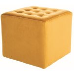 LORI VELVET taburet, hořčicová – Sleviste.cz