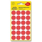 Avery Zweckform Etikety na různá značení 96 ks červené 18 mm kulaté 3004 – Hledejceny.cz