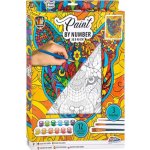 GRAFIx Malování podle čísel Tygr plátno na rámu 30 x 40 cm – Zboží Mobilmania