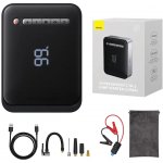 Powerbanka/startér + kompresor 2v1 Baseus Super Energy Car Jump Starter, 8000 mAh, 1000 A, USB (černá) – Hledejceny.cz