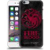 Pouzdro a kryt na mobilní telefon Apple Pouzdro HEAD CASE Apple iPhone 6 Hra o trůny - Sigils Targaryen - Fire and Blood