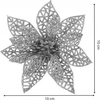 Springos CA0726 VÁNOČNÍ OZDOBY POINSETTIA 11X11 CM – Hledejceny.cz
