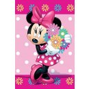 JERRY FABRICS Fleece deka Minnie flowers