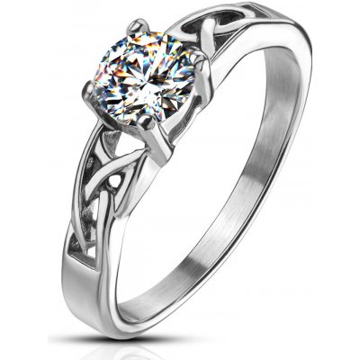 Mabell Dámský prsten z chirurgické oceli IRIS CZ221R M2178 5C45
