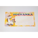 Dětská pozvánka na párty - Jednorožec, bal. 10 ks – Zboží Mobilmania