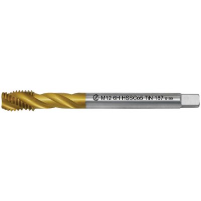 NÁSTROJE CZ Závitník strojní M18x2,5 ISO2 (6H) HSSCo5 TiN šroubovitá drážka 35° DIN 376 - 187 - CZZ187-180 – Hledejceny.cz
