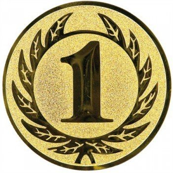 Pohary.com Emblém 1. místo zlato 25 mm
