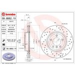 BREMBO Brzdový kotouč XTRA LINE - 325 mm BRE 09.8952.1X – Sleviste.cz