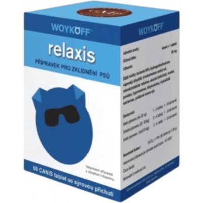 Woykoff Relaxis na zklidnění pro psy 60 tbl – Zboží Dáma