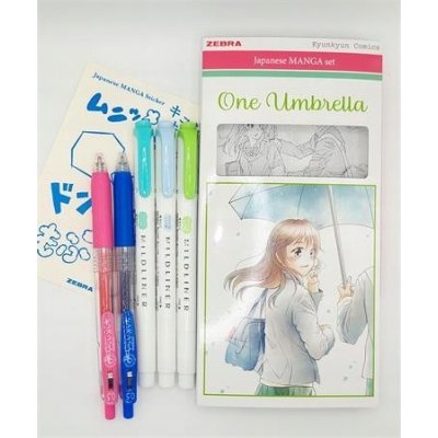 Zebra Manga Set One Umbrella 5 ks 56531 496743 – Zboží Dáma