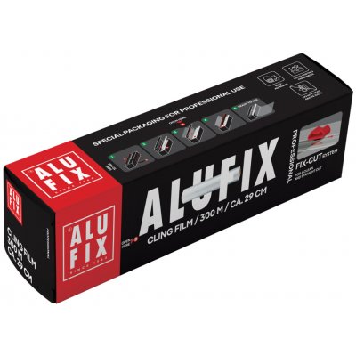 Alufix Potravinová fólie, 29 cm x 300 m, ALUFIX CB300306FIXCUTUNINEW 593448 – Hledejceny.cz