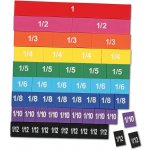 Montessori Barevné zlomky - magnetické pěnové dlaždičky – Sleviste.cz