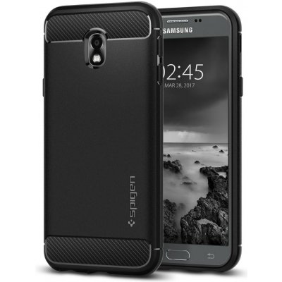 Pouzdro SPIGEN Rugged Armor Samsung Galaxy J3 2017 černé – Zboží Mobilmania