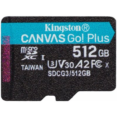 Kingston SDXC UHS-I U3 512 GB SDCG3/512GBSP – Zboží Mobilmania