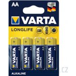 Varta Longlife AA 4 ks 4106101414 – Zboží Živě