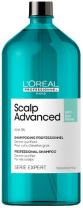 L´Oréal Professionnel Scalp Advanced Anti-Oiliness Shampoo čisticí šampon pro mastnou pokožku hlavy 500 ml