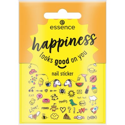Essence Nail Stickers Happiness Looks Good On You nálepky na nehty 1 balení – Zboží Mobilmania