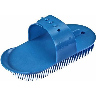 FOUGANZA Hřbílko na čištění koní SCHOOLING velké modré – Zboží Dáma