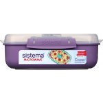 Sistema Miska na jídlo obdélníková misty purple 1,25l – Zboží Dáma Sistema Miska na jídlo obdélníková misty purple 1,25l – Zboží Dáma